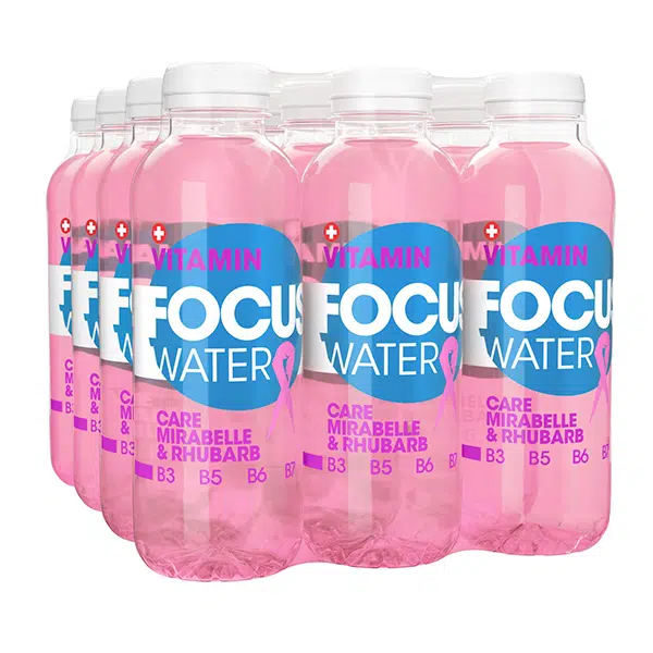 Focus Water Care Mirabelle & Rhubarb – 12 x 50 cl PET – Bild 2